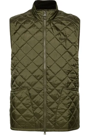 Barbour Jakke, Herre, Grøn, XL, Uld, Grøn Monty Vest Sweater