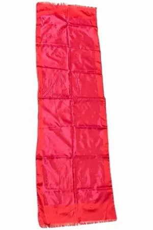 LOUIS VUITTON Pre-owned, Dame, Lyserød, ONE SIZE, Tyl, Pre-owned Silke trklaeder