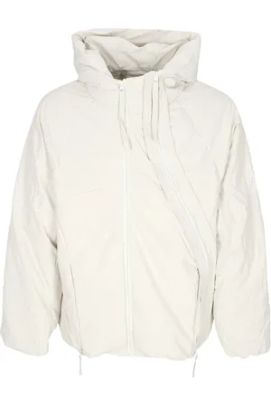 Acupuncture Sweathshirts & Hoodies, Herre, Hvid, L, Uld, Hvid Puffer Høj Krave Dunjakke