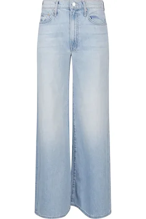 Mother Jeans, Dame, Blå, W26, Denim, Lys Denim Jeans Produceret i USA