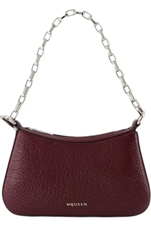 Alexander McQueen Taske, Dame, Rød, ONE SIZE, Læder, Rød Læder Cross Bar Pung