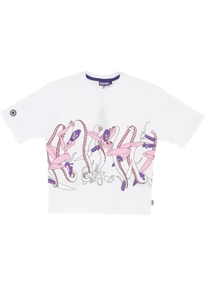 Octopus Top, Herre, Hvid, XL, Bomuld, Hvid Kærlighed Tee Kortærmet Skjorte