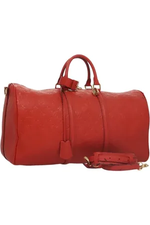 LOUIS VUITTON Pre-owned, Dame, Rød, ONE SIZE, Uld, Pre-owned Laeder louis-vuitton-tasker