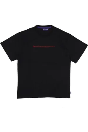 Octopus Top, Herre, Sort, L, Bomuld, Sort Logo Tee Kortærmet Bomuld
