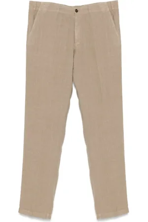 corneliani Bukser, Herre, , XL, Linned, Linnedbukser med sidelommer og baglommer