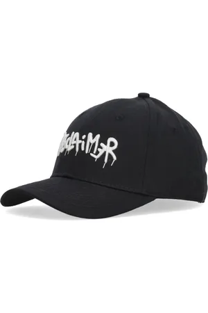 DISCLAIMER Tilbehør, unisex, Sort, ONE SIZE, Bomuld, Sort Curvy Skygge Logo Kasket