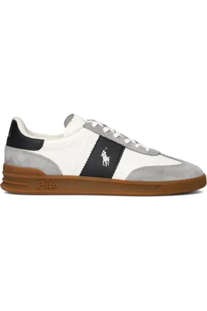 Ralph Lauren Sko, Herre, Grå, 41 EU, Heritage Aera Low Top Lace Sneakers