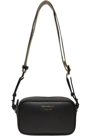 Giorgio Armani Taske, Dame, Sort, ONE SIZE, Sort Syntetisk Dame Crossbody Taske