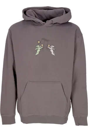 Huf Sweathshirts & Hoodies, Herre, Lilla, S, Bomuld, Mænds Light Plum Hoodie med Sange