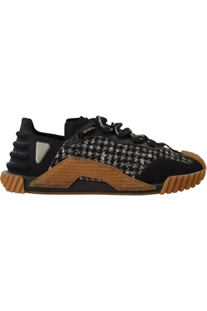 Dolce & Gabbana Sko, Herre, Sort, 39 EU, Elegant Struktureret NS1 Sneaker Charisma