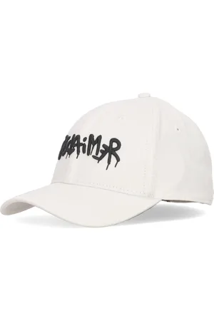 DISCLAIMER Tilbehør, unisex, Hvid, ONE SIZE, Bomuld, Curvy Visor Logo Kasket i Milk