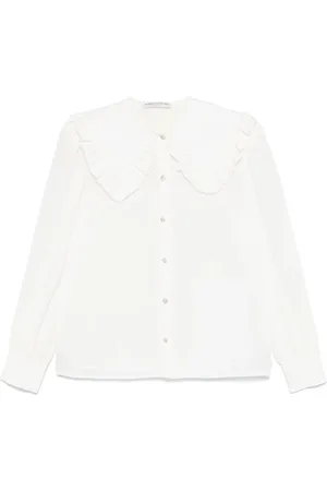 Alessandra Rich Bluser & Skjorter, Dame, Hvid, S, Hvid Sweater Kollektion