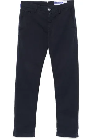 Jacob Cohen Jeans, Herre, Blå, W31, Blå Bukser med Klassisk Stil