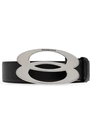 Balenciaga Tilbehør, Herre, Sort, 75 CM, Læder, Læderbælte