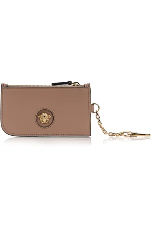 VERSACE Tilbehør, Dame, Brun, ONE SIZE, Uld, Kvinders lynlåspung
