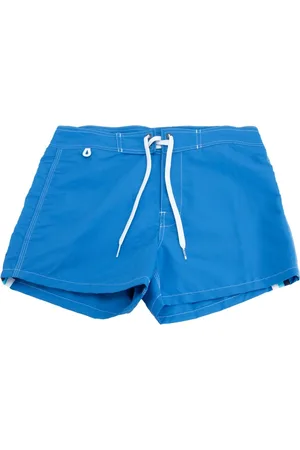 Sundek Badetøj, Herre, Blå, W27, Mænds badeshorts med velcrolukning