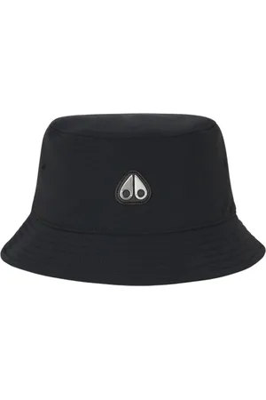 Moose Knuckles Tilbehør, unisex, Sort, ONE SIZE, Logo Icon Bucket Hat