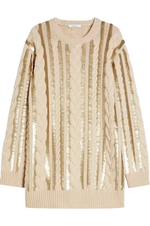 Max Mara Kjole, Dame, , S, Uld, Albino Mel Mambo Stilfuld Kjole