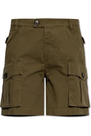Dsquared2 Shorts, Dame, Grøn, S, Bomuld, Logo Shorts
