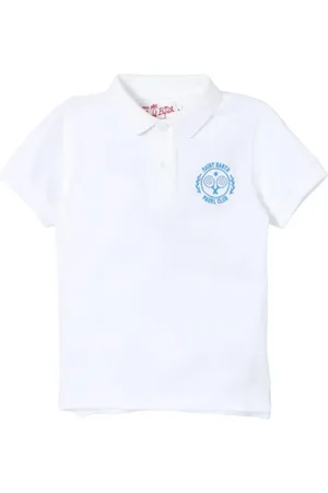 MC2 SAINT BARTH Top, Herre, Hvid, 2XL, Let Stræk Piquet Polo
