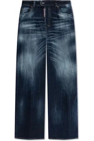 Dsquared2 Jeans, Dame, Blå, 3XS, Bomuld, Jeans med Logo