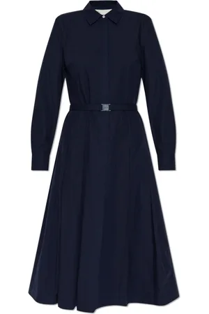 Tory Burch Kjole, Dame, Blå, XS, Bomuld, Bomuldskjole