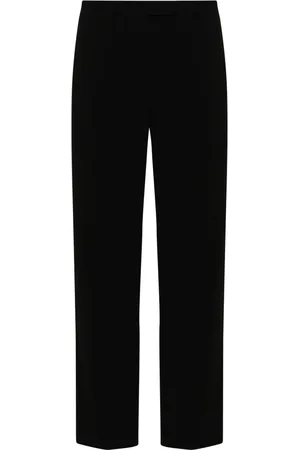 Max Mara Bukser, Dame, Sort, 2XS, Uld, Elegant Viola Sort Kjole