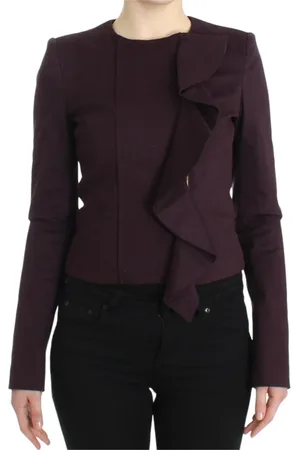 Gianfranco Ferré Jakke, Dame, Lilla, XS, Bomuld, Elegant Lilla Blazer Bomuldsblanding