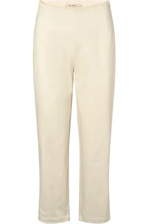 RUE de FEMME Bukser, Dame, Hvid, 2XL, Uld, Off Regular Pants Bukser