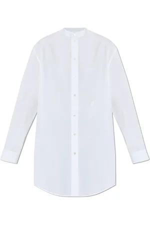 Jil Sander Bluser & Skjorter, Dame, Hvid, XS, Bomuld, Lang Skjorte