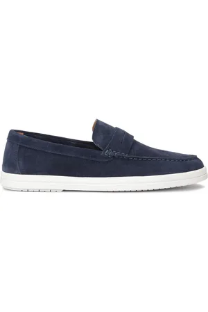 Kazar Sko, Herre, Blå, 42 EU, Uld, Herre slip-on marineblå sneakers