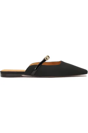 Kazar Sko, Dame, Sort, 40 EU, Uld, Elegante sorte mules med fuld front