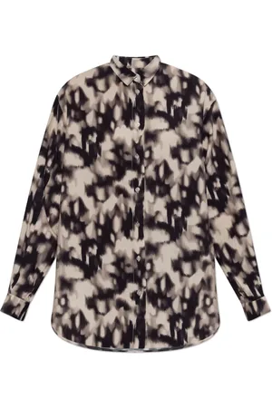 Samsøe Samsøe Bluser & Skjorter, Dame, Flerfarvet, M, Polyester, Skjorte Alfrida