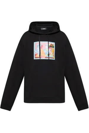 VERSACE Sweathshirts & Hoodies, Herre, Sort, S, Bomuld, Hættetrøje