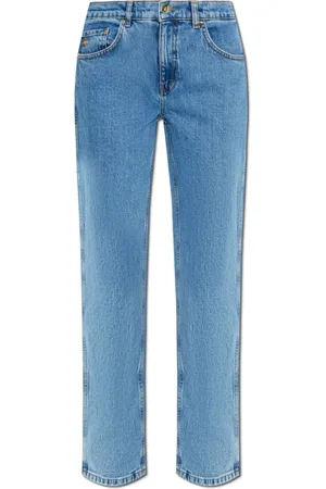 Kate Spade Jeans, Dame, Blå, W27, Uld, Jeans med broderi