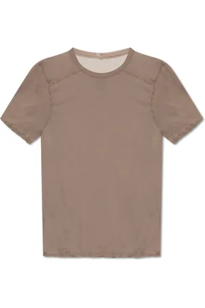 Rick Owens Top, Herre, Brun, L, Bomuld, T-shirt Level T