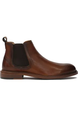 Kazar Sko, Herre, Brun, 42 EU, Læder, Elegante herreslippers i brun farve