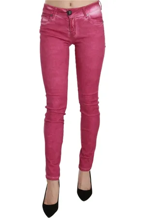 Dolce & Gabbana Jeans, Dame, Lyserød, W26, Bomuld, Chic Mid Waist Skinny Pants