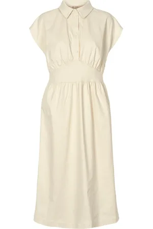 RUE de FEMME Kjole, Dame, Hvid, L, Elegant Off Kjole Erinia
