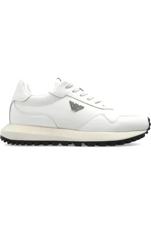 Emporio Armani Sko, Dame, , 43 EU, Læder, Sneakers med logo