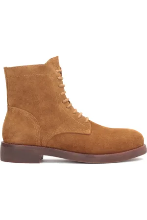 Kazar Sko, Herre, Brun, 41 EU, Suede, Suede snørestøvler til mænd