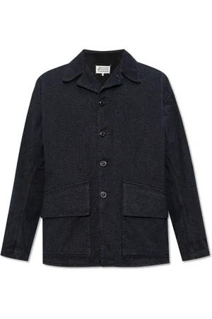 Maison Margiela Jakke, Herre, Sort, M, Bomuld, Jakke med lommer