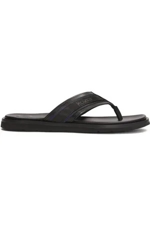 Kazar Sko, Herre, Sort, 41 EU, Læder, Herre læder flip flops