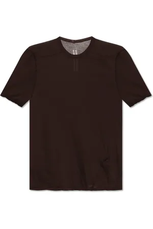 Rick Owens Top, Herre, Brun, L, Bomuld, T-shirt Level T