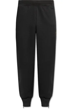 EA7 Bukser, Herre, Sort, M, Uld, Bukser med logo patch
