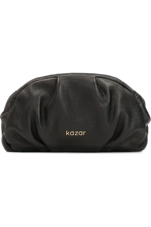 Kazar Taske, Dame, Sort, ONE SIZE, Læder, Sort læder clutch håndtaske