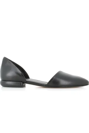 Officine creative Sko, Dame, Sort, 40 EU, Læder, Sort læder ballerina sko