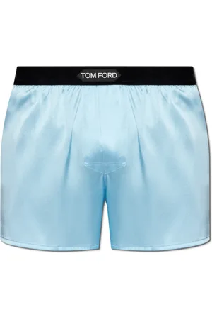 Tom Ford Undertøj, Herre, Blå, S, Silke Shorts