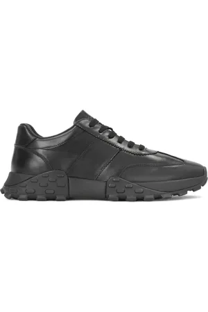 Kazar Sko, Herre, Sort, 40 EU, Uld, Stilfulde Lædersneakers