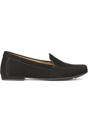 Kazar Sko, Dame, Sort, 39 EU, Læder, Behagelige sorte nubuck-mokkasiner